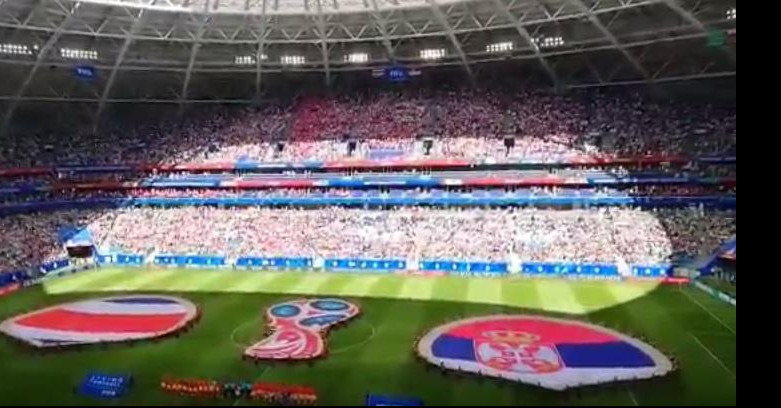 (VIDEO) GRMELO "BOŽE PRAVDE" U SAMARI! Himna Srbije na Mundijalu prvi put posle osam godina!
